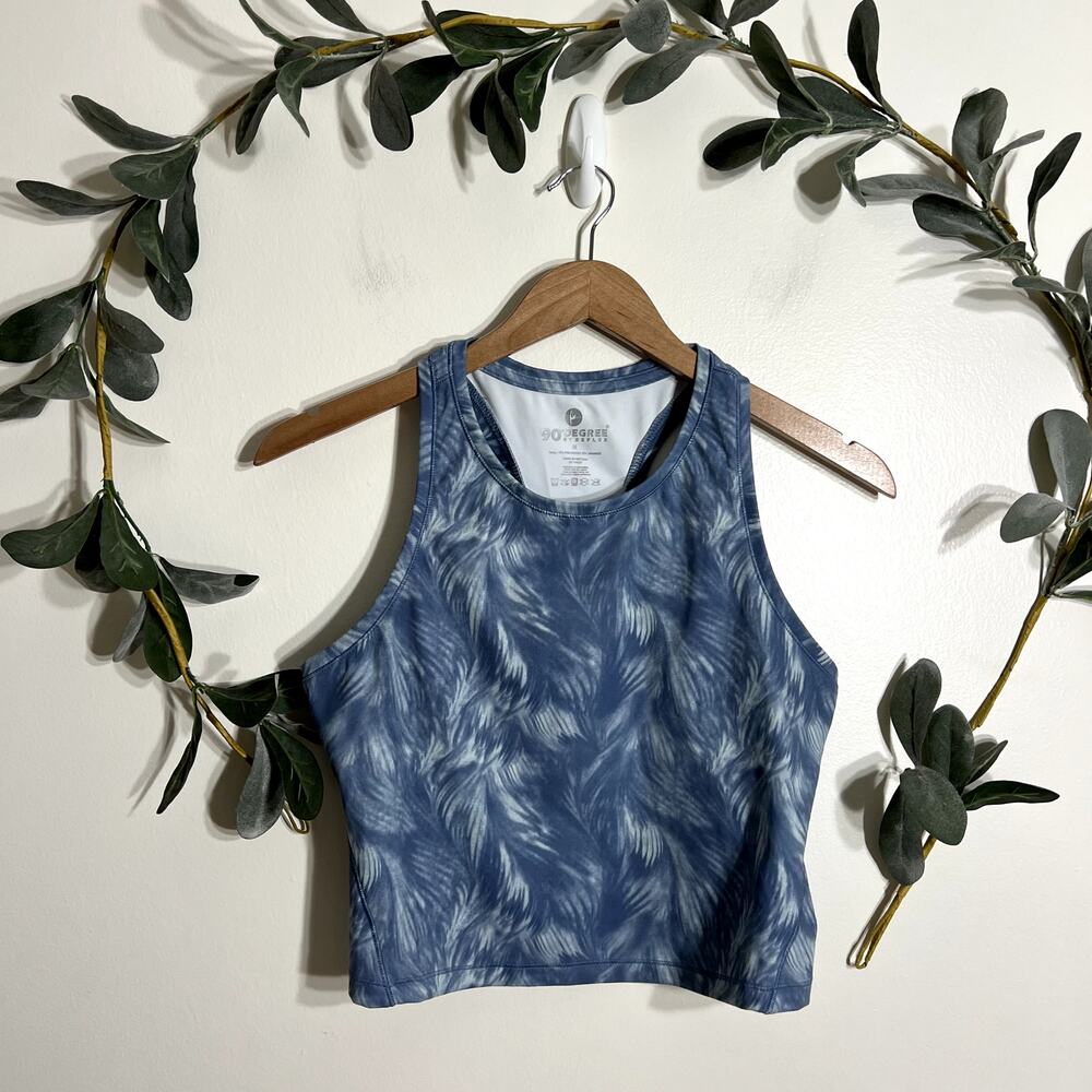 90 Degree Blue Workout Tank LAST CALL